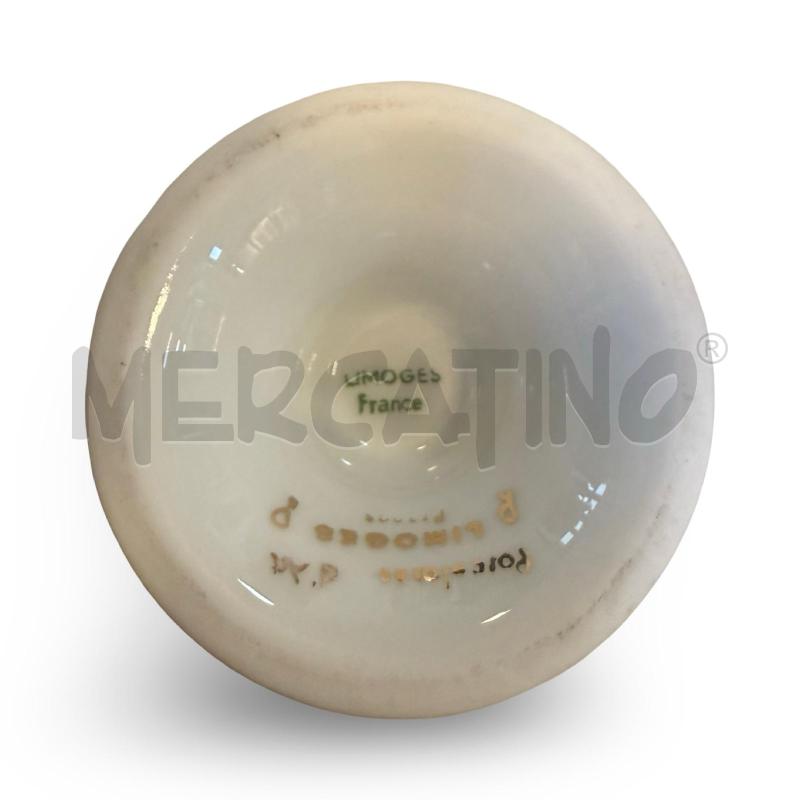 SERVIZI PZ. 4 BICCHIERI IN CERAMICA DI LIMOGES FRANCE CARROZZE DIPINTE ALTEZZA 10 | Mercatino dell'Usato Osasco 5