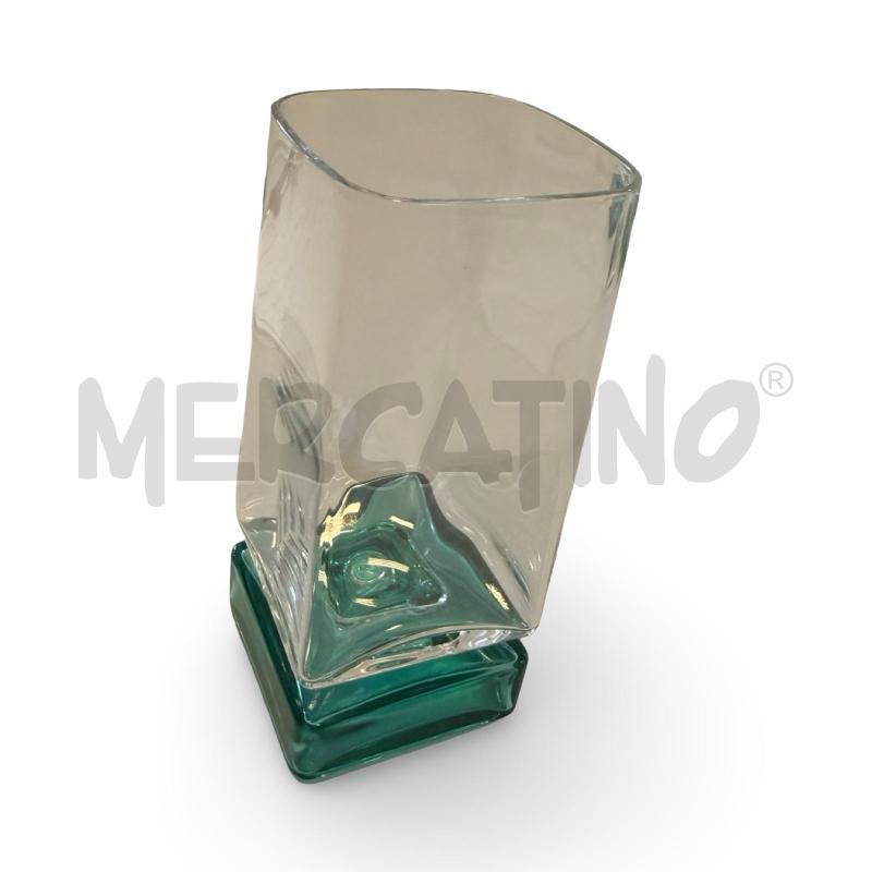 SERVIZI PZ. 6 BICCHIERI E CARAFFA FONDO VERDE | Mercatino dell'Usato Osasco 2