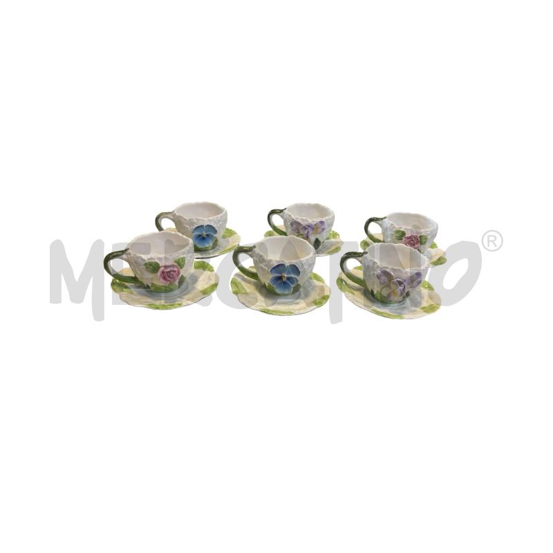 SERVIZI PZ. 6 DA THE RENAISSANCE CERAMIC  ANNI 80  | Mercatino dell'Usato Osasco 1