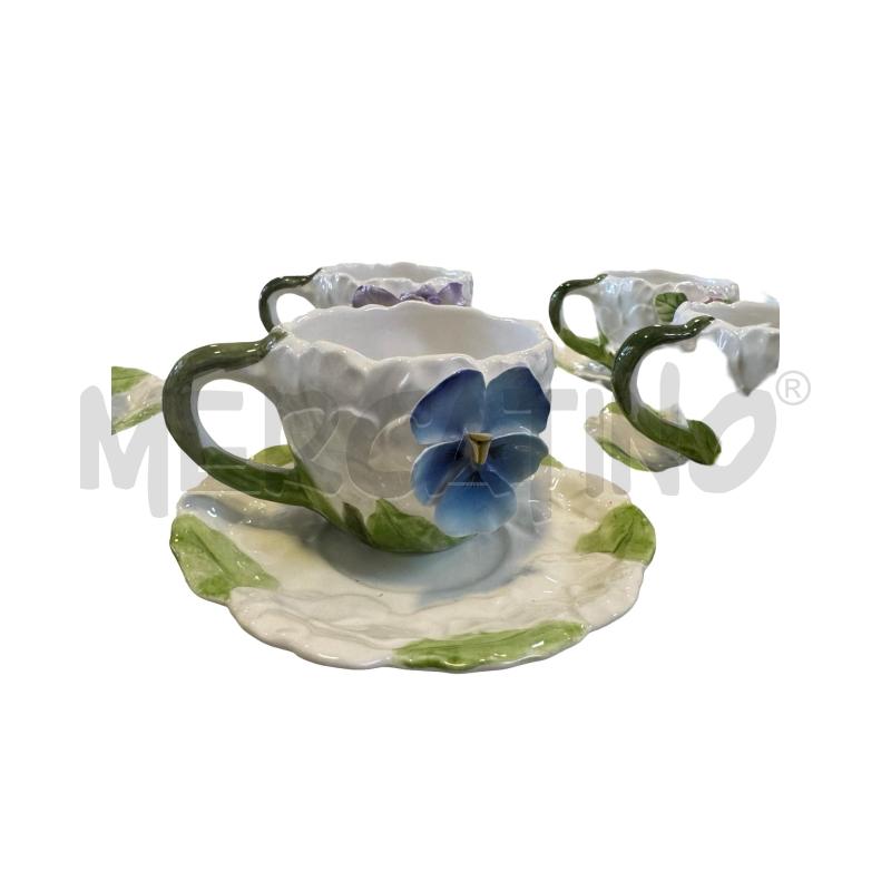SERVIZI PZ. 6 DA THE RENAISSANCE CERAMIC  ANNI 80  | Mercatino dell'Usato Osasco 3