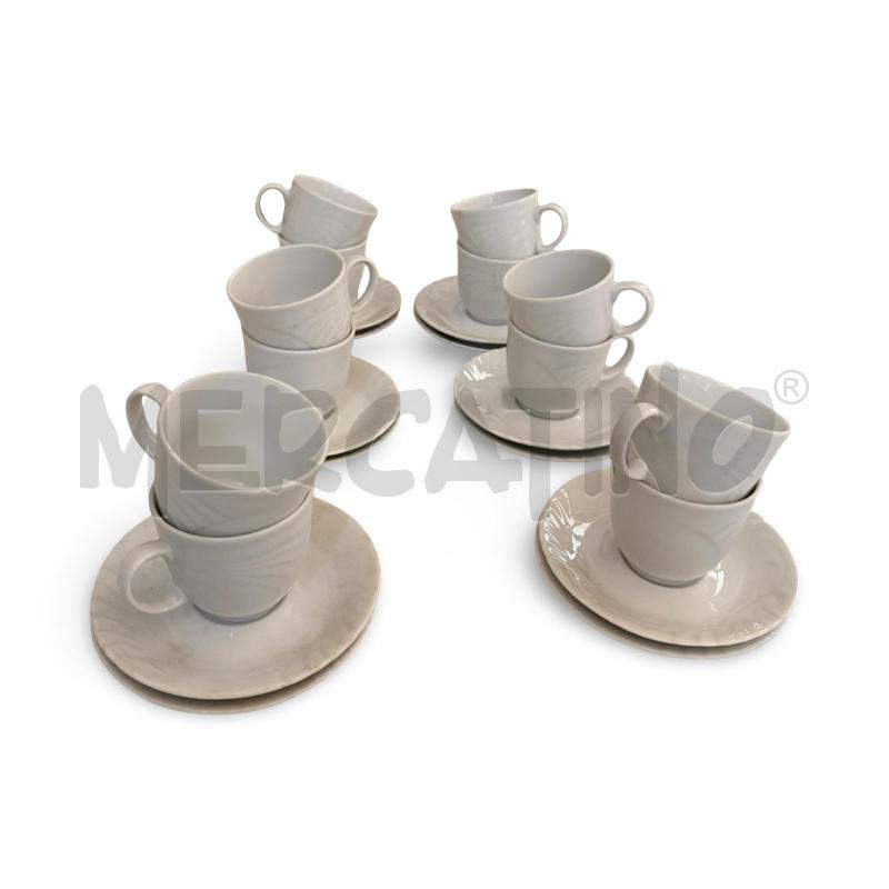 SERVIZI PZ. 6 TAZZINE CAFFÈ WINTERLIG BIANCHE  | Mercatino dell'Usato Osasco 1