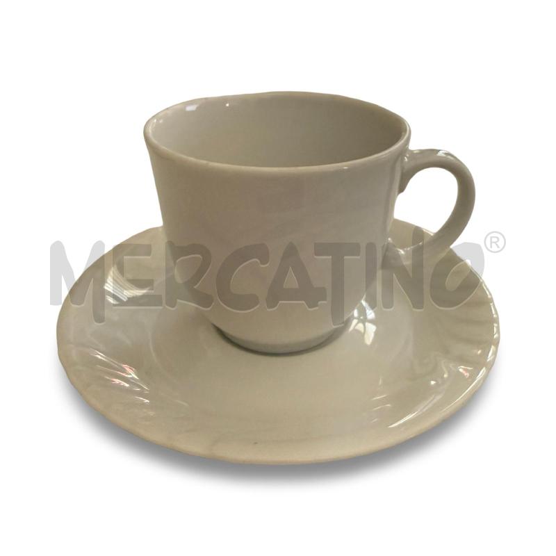 SERVIZI PZ. 6 TAZZINE CAFFÈ WINTERLIG BIANCHE  | Mercatino dell'Usato Osasco 2