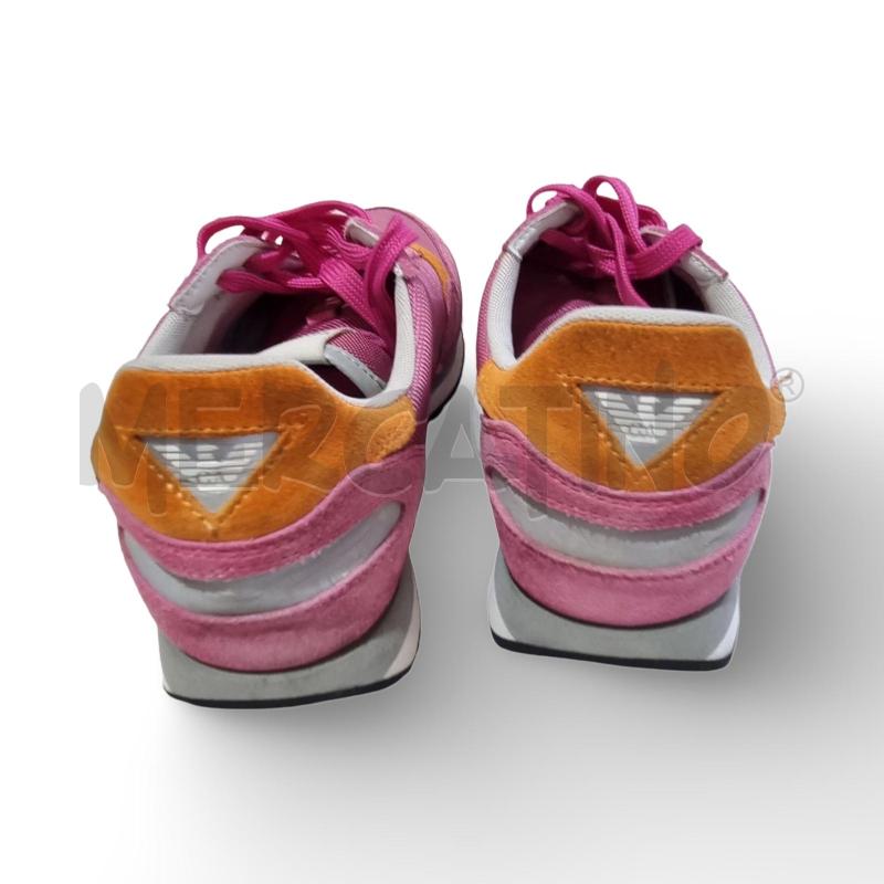 SNEAKERS DONNA ARMANI  VARIE TONALITA DI ROSA INSERTI SENAPE | Mercatino dell'Usato Osasco 4