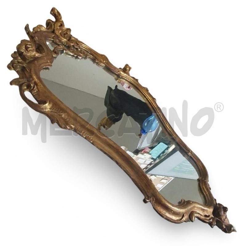 SPECCHIO ANTICO BAROCCO LEGNO DORATO 87X62 CM | Mercatino dell'Usato Osasco 2