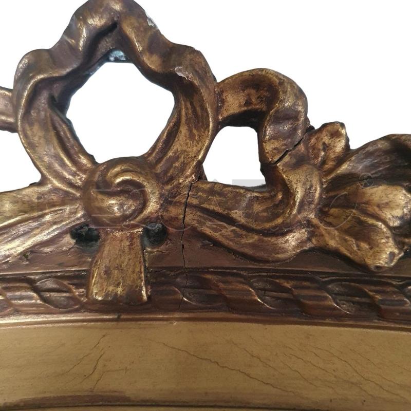 SPECCHIO ANTICO BAROCCO LEGNO DORATO 87X62 CM | Mercatino dell'Usato Osasco 4