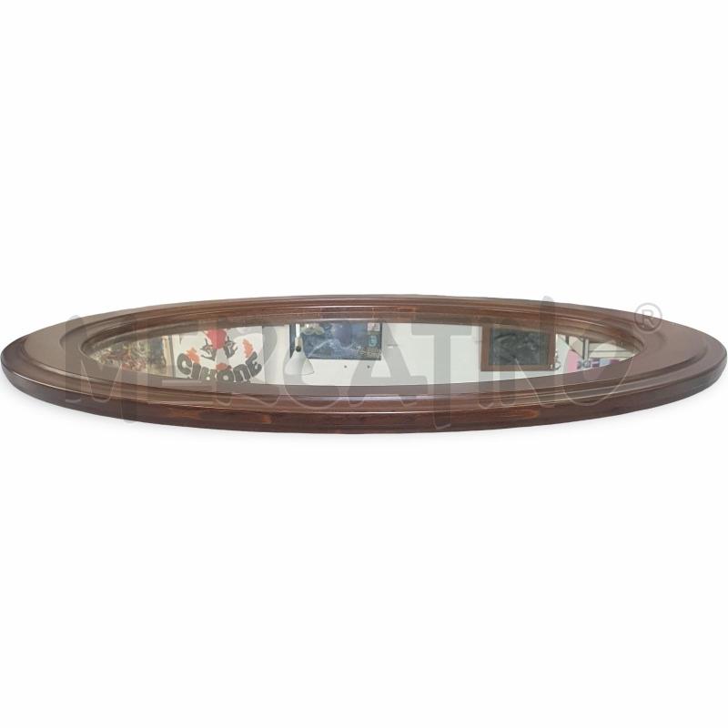 SPECCHIO OVALE ARTE POVERA 75X62 CM | Mercatino dell'Usato Osasco 2