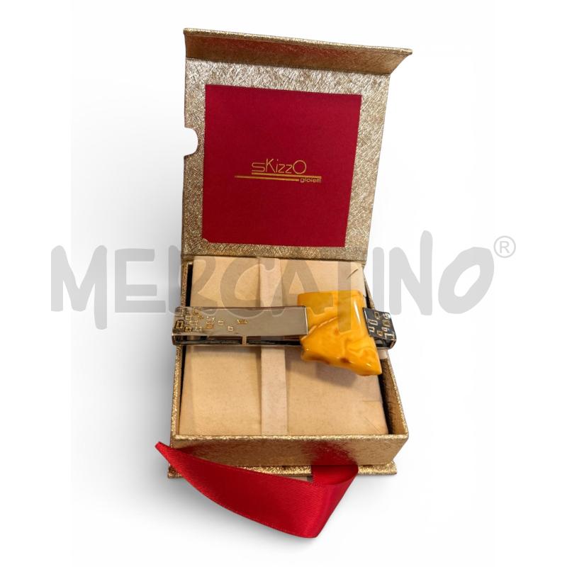 SPILLA SKIZZO CON PIETRA GIALLA | Mercatino dell'Usato Osasco 1
