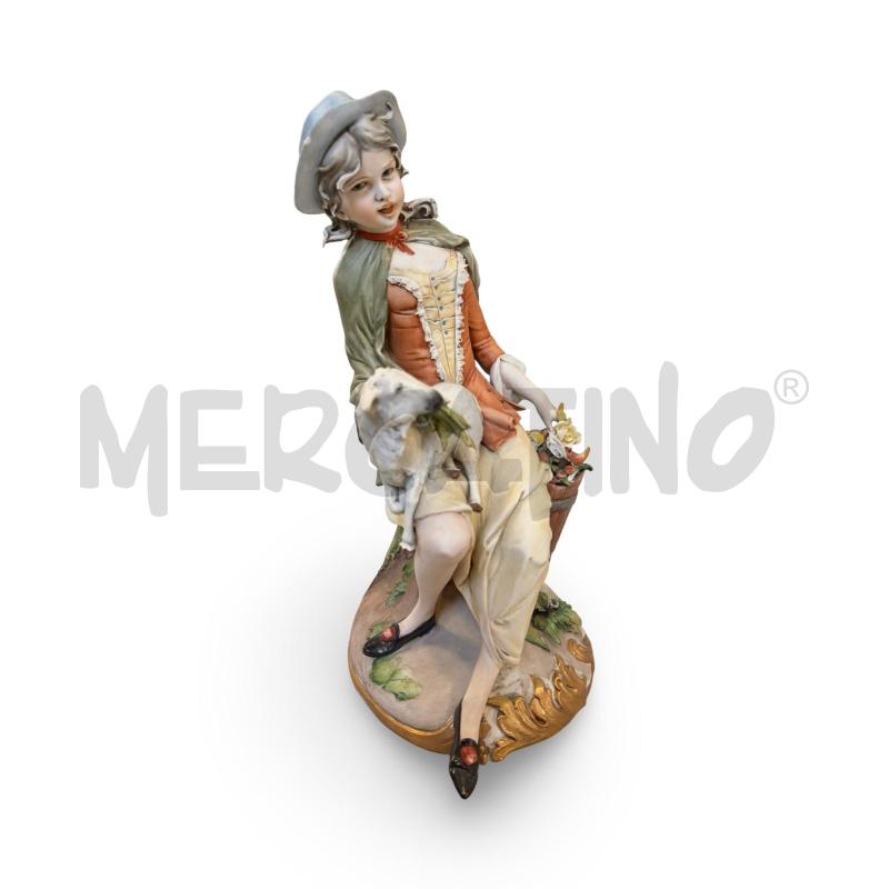 STATUA CAPODIMONTE PASTORELLA DA REVISIONARE | Mercatino dell'Usato Osasco 2