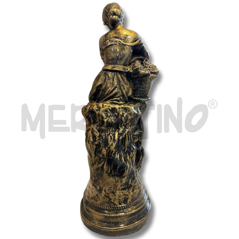 STATUA CAVA IN GESSO DORATO LES CERISES  | Mercatino dell'Usato Osasco 3