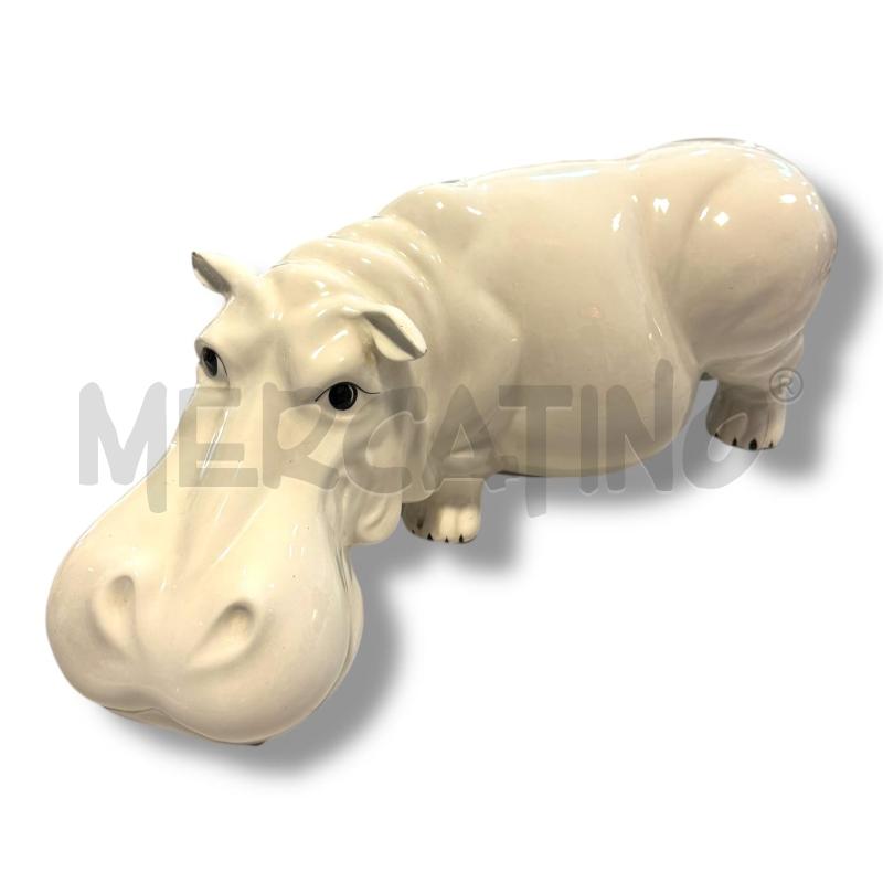 STATUA IPPOPOTAMO DI CERAMICA 60 CM MADE IN ITALY | Mercatino dell'Usato Osasco 4