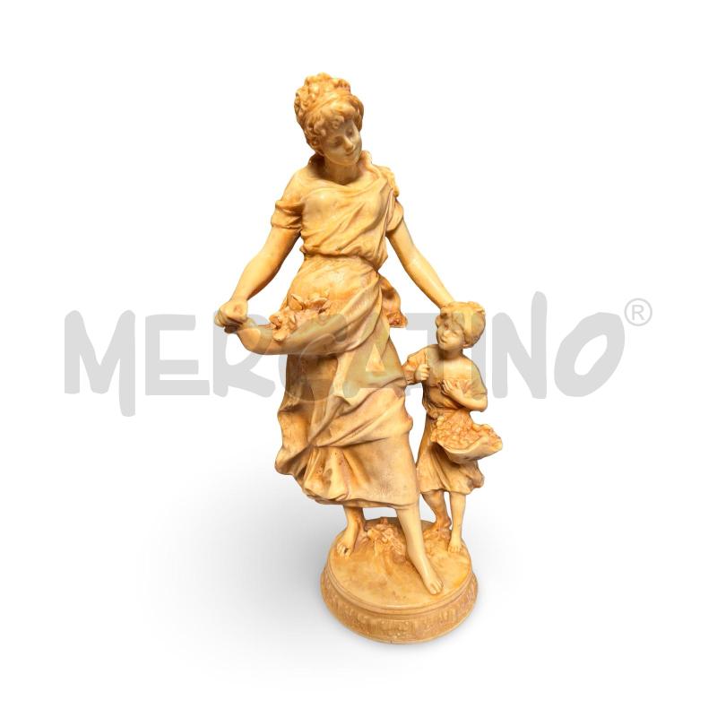 STATUA RESINA DONNA CON BAMBINA 46CM  | Mercatino dell'Usato Osasco 1