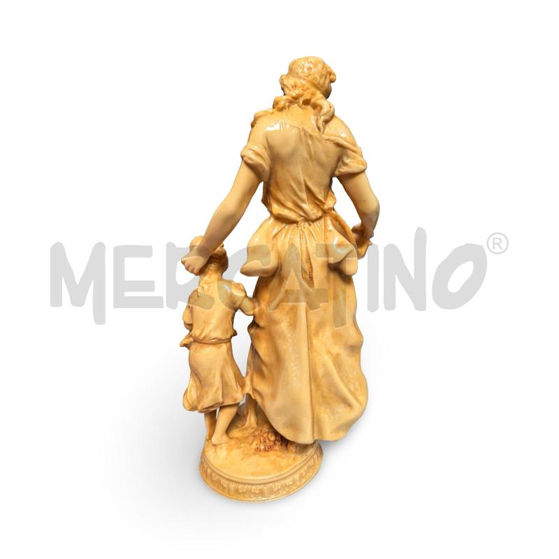 STATUA RESINA DONNA CON BAMBINA 46CM  | Mercatino dell'Usato Osasco 4