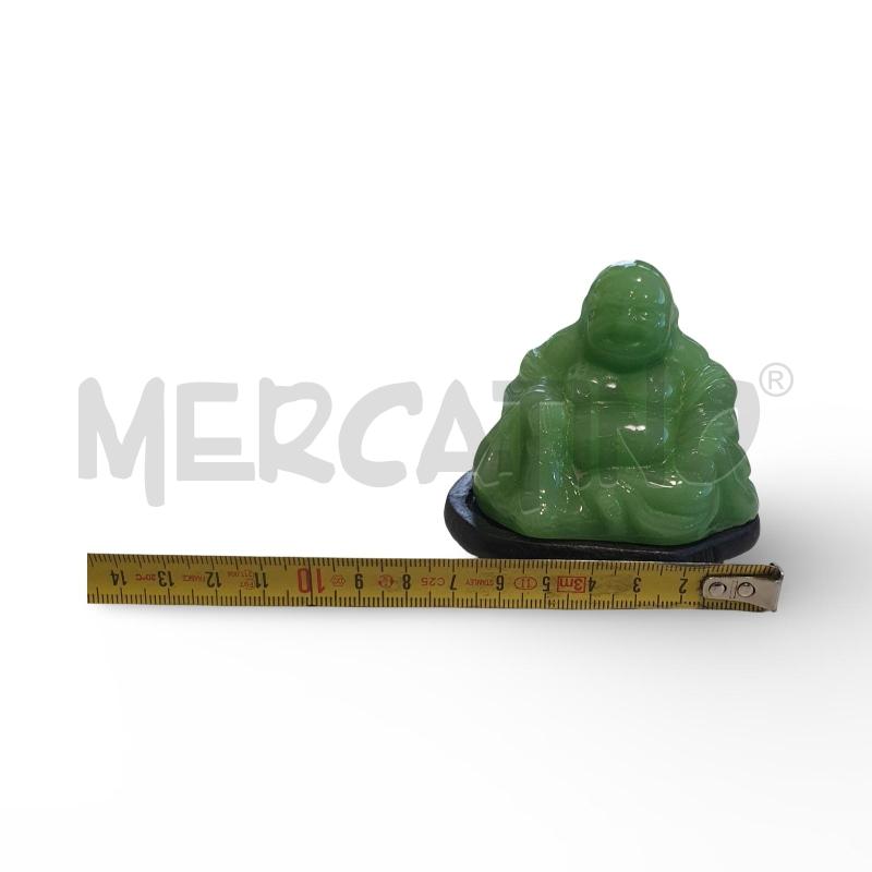 STATUETTA BUDDAH DI GIADA VERDE CON BASE 6X7 CM | Mercatino dell'Usato Osasco 4