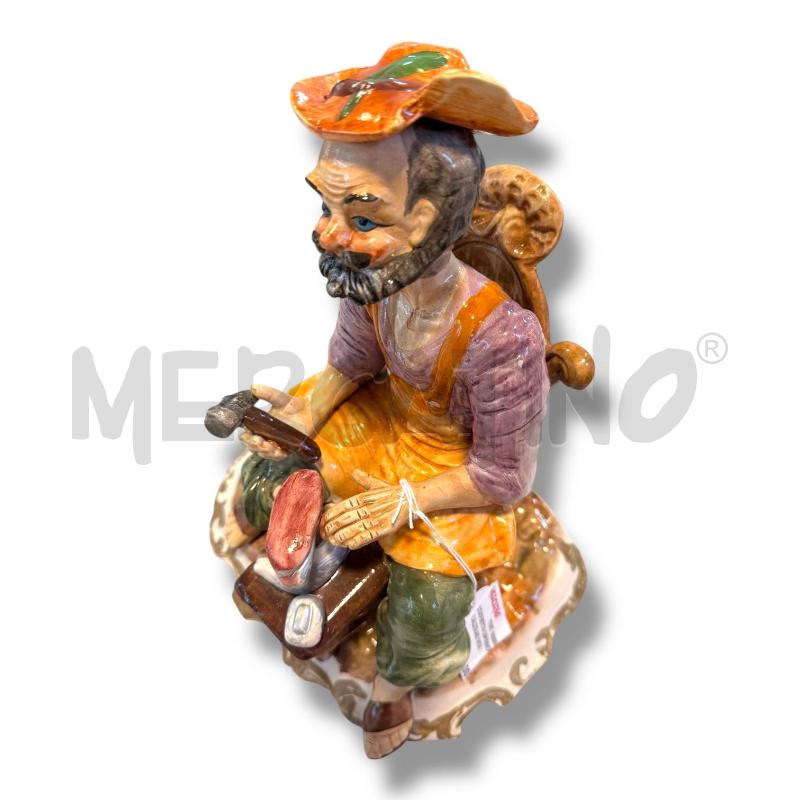 STATUETTA CAPODIMONTE CALZOLAIO 30CM | Mercatino dell'Usato Osasco 2