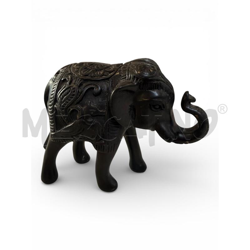 STATUETTA ELEFANTE EBANO 12X14 CM | Mercatino dell'Usato Osasco 1