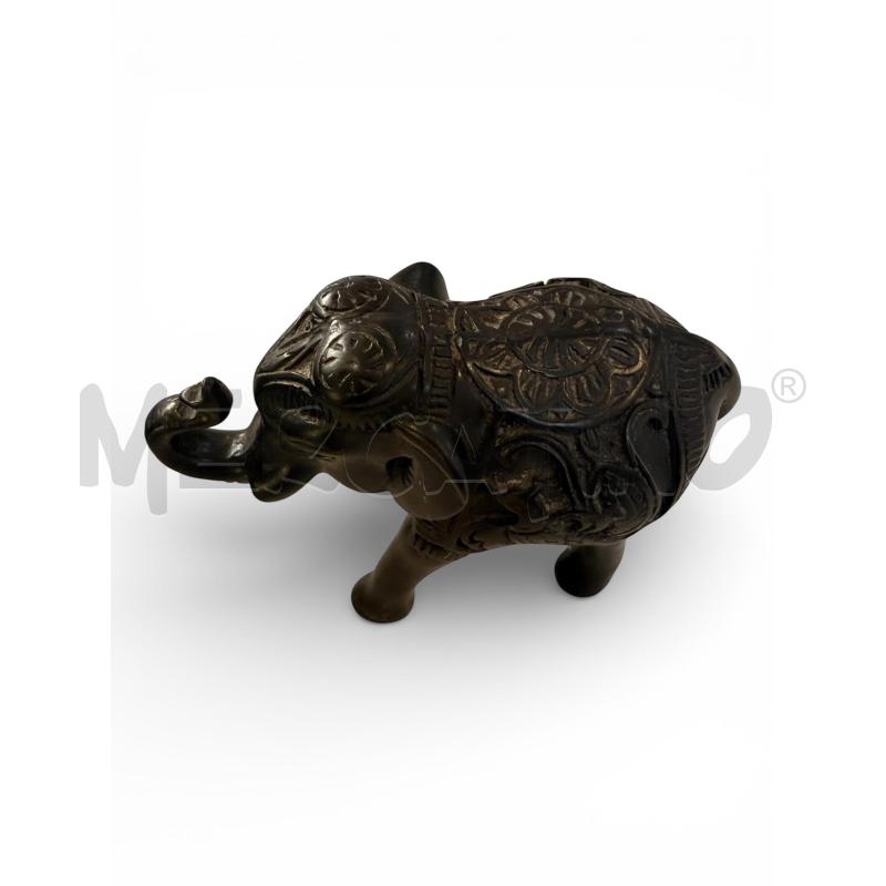STATUETTA ELEFANTE EBANO 12X14 CM | Mercatino dell'Usato Osasco 2