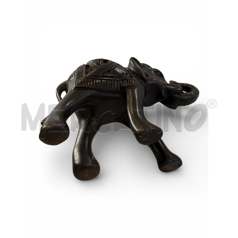 STATUETTA ELEFANTE EBANO 12X14 CM | Mercatino dell'Usato Osasco 4