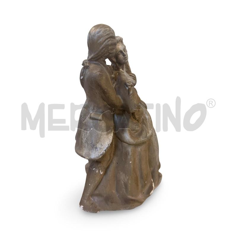 STATUETTA SCENA GALANTE METALLO 30 CM | Mercatino dell'Usato Osasco 4