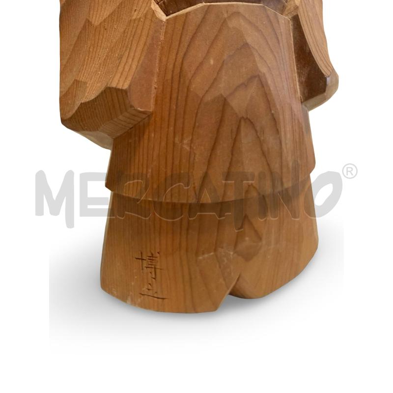 STATUETTE PZ.2 GIAPPONESI LEGNO | Mercatino dell'Usato Osasco 5