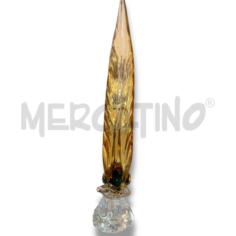 STATUINA DI UCCELLO VETRO DI MURANO LEGGERMENTE SBECCATO | Mercatino dell'Usato Osasco 3