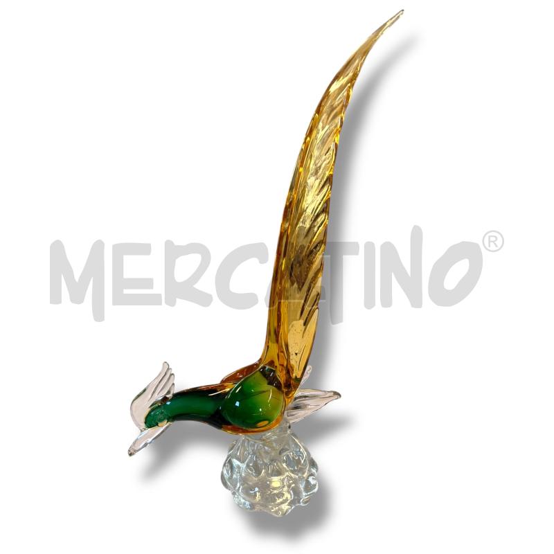 STATUINA DI UCCELLO VETRO DI MURANO LEGGERMENTE SBECCATO | Mercatino dell'Usato Osasco 5