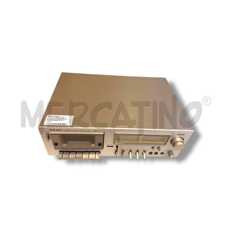 STEREO CASSETTE DECK PIASTRA TEAC CX-350 FUNZIONANTE | Mercatino dell'Usato Osasco 2