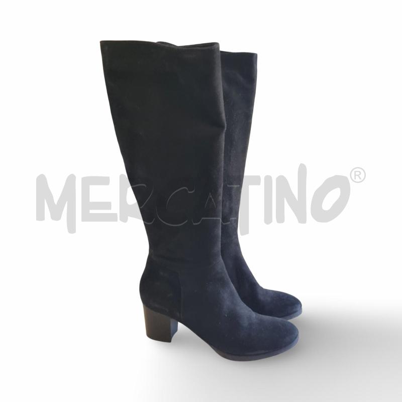 STIVALI DONNA CAMOSCIO NERO  | Mercatino dell'Usato Osasco 1