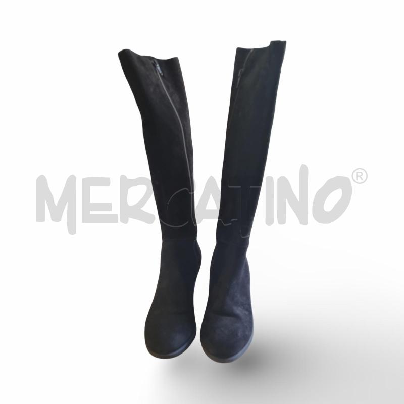 STIVALI DONNA CAMOSCIO NERO  | Mercatino dell'Usato Osasco 2