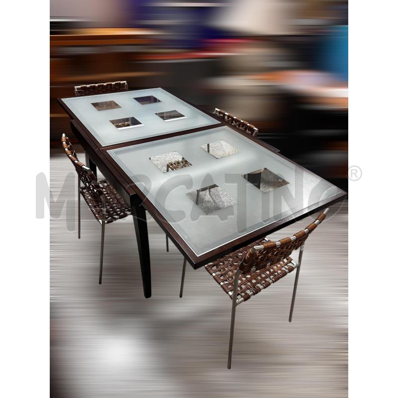 TAVOLO CALLIGARIS QUADRATO ALLUNGABILE C/4 SEDIE  | Mercatino dell'Usato Osasco 1