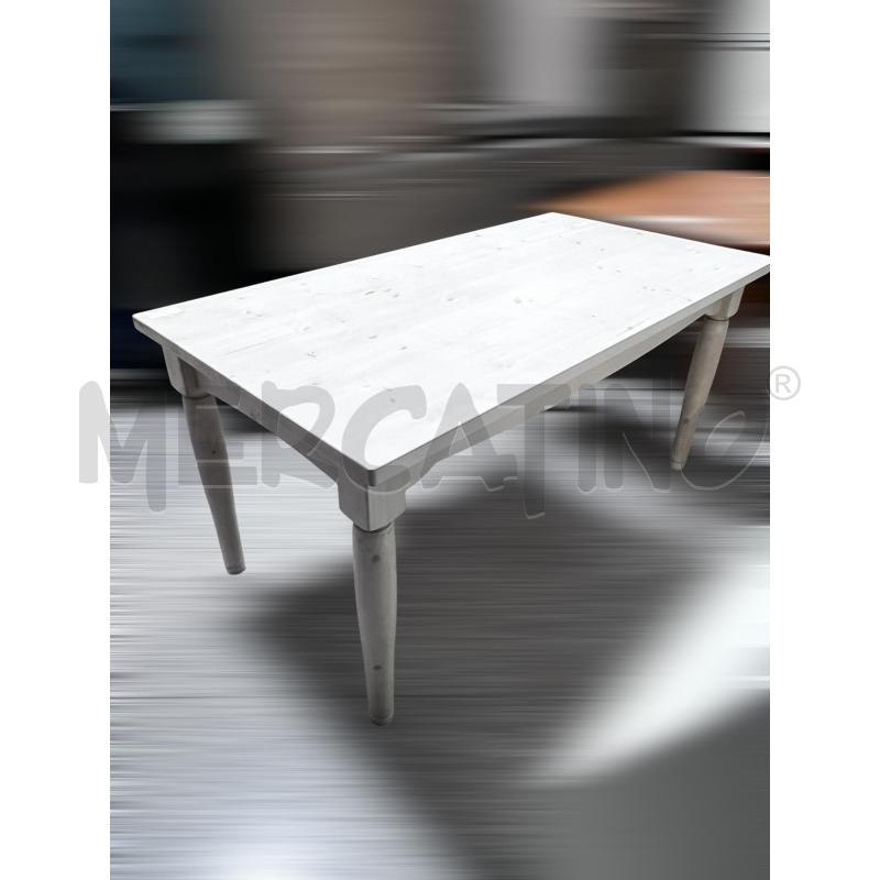 TAVOLO RETTANGOLARE 160X84 ALLUNGABILE A 244 | Mercatino dell'Usato Osasco 1