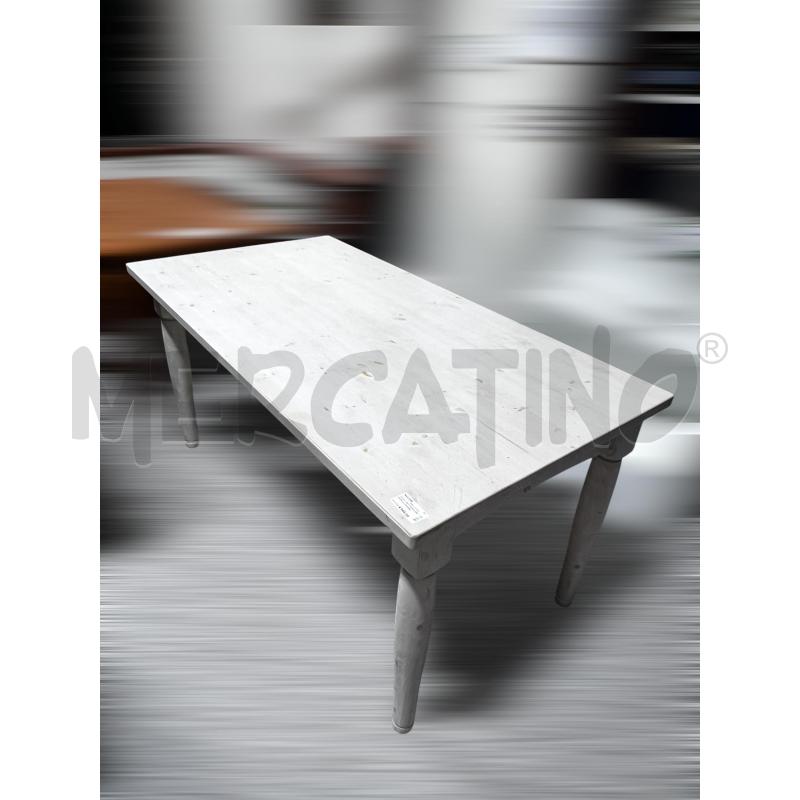 TAVOLO RETTANGOLARE 160X84 ALLUNGABILE A 244 | Mercatino dell'Usato Osasco 2