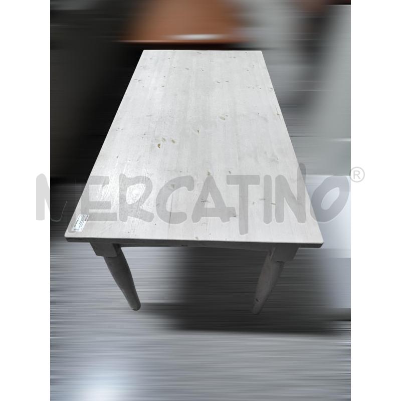 TAVOLO RETTANGOLARE 160X84 ALLUNGABILE A 244 | Mercatino dell'Usato Osasco 3
