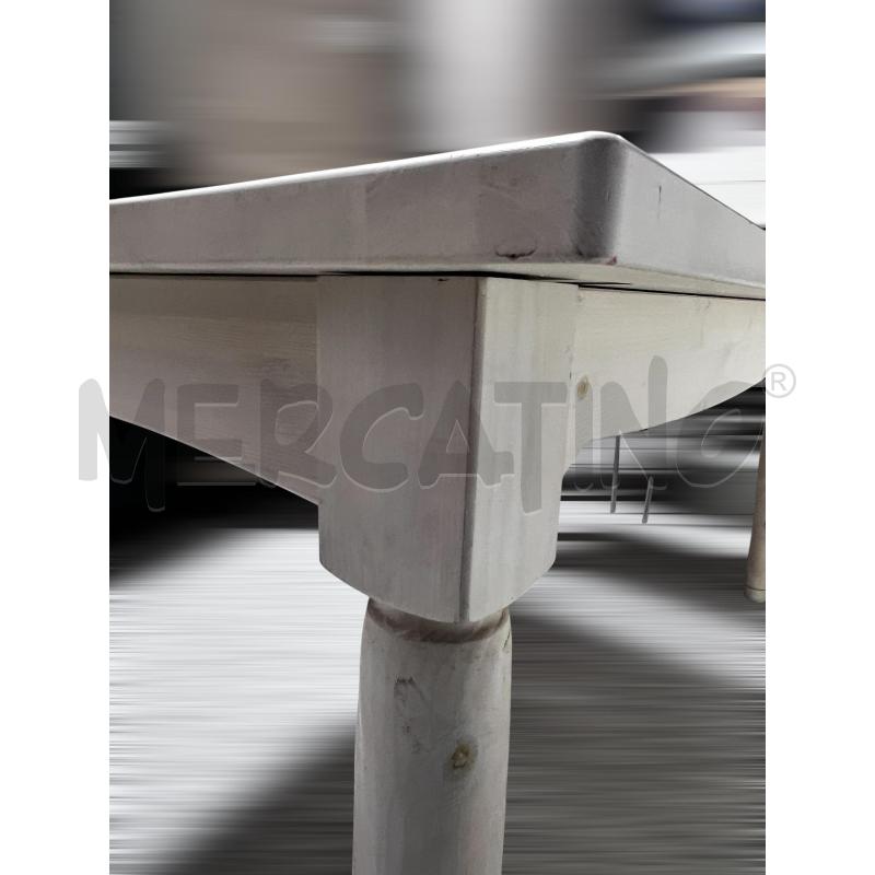 TAVOLO RETTANGOLARE 160X84 ALLUNGABILE A 244 | Mercatino dell'Usato Osasco 4