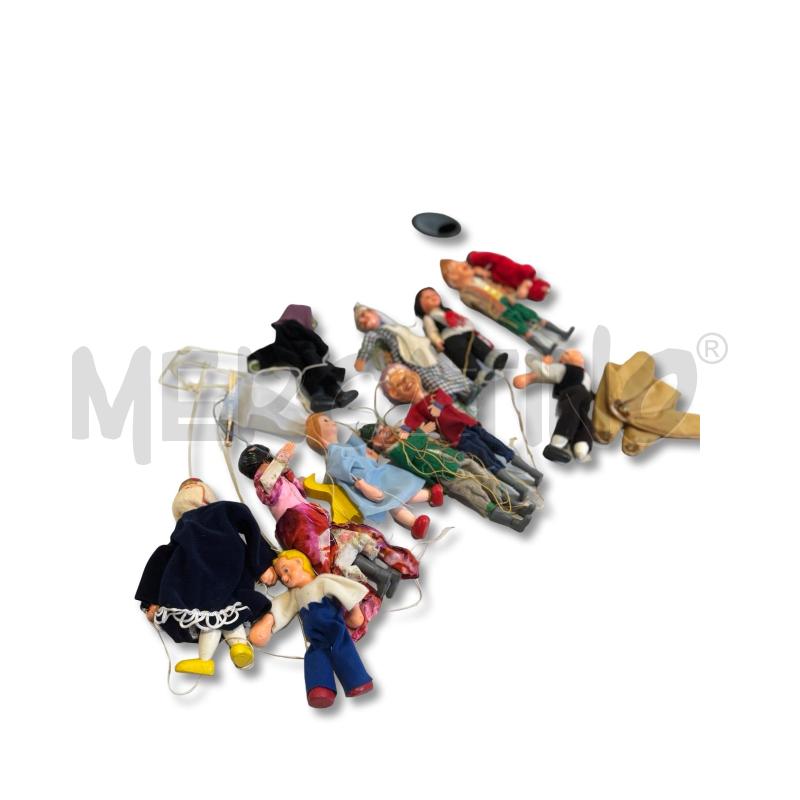 TEATRINO DELLE MARIONETTE  I PELLE ROSSA TEATRINO+FONDALI+MARIONETTE | Mercatino dell'Usato Osasco 4