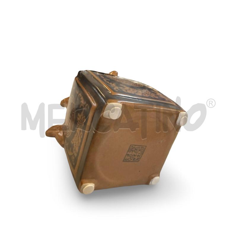 TEIERA CERAMICA SMALTATA ALTEZZA 22 CM | Mercatino dell'Usato Osasco 4