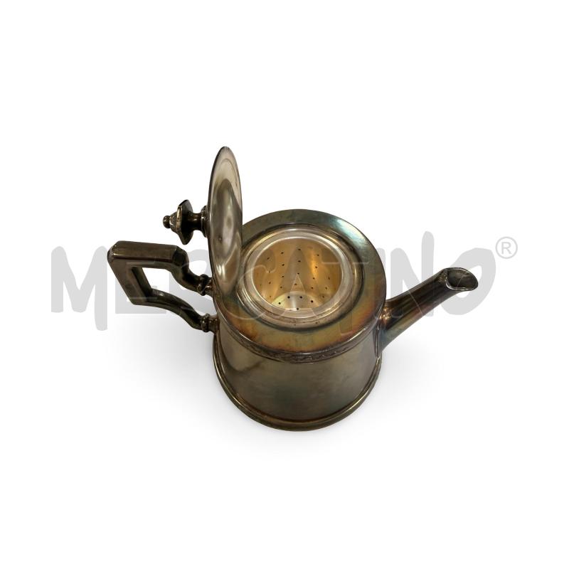 TEIERA SILVER PLATE CON INFUSORE PER IL THE | Mercatino dell'Usato Osasco 3