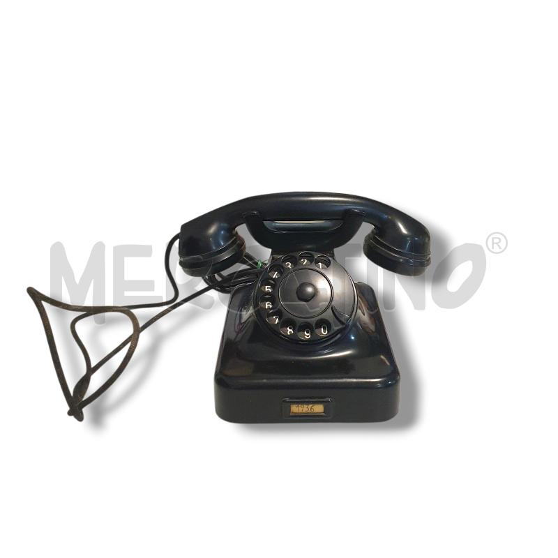 TELEFONO VINTAGE A DISCO NERO SIEMENS 5902 | Mercatino dell'Usato Osasco 1