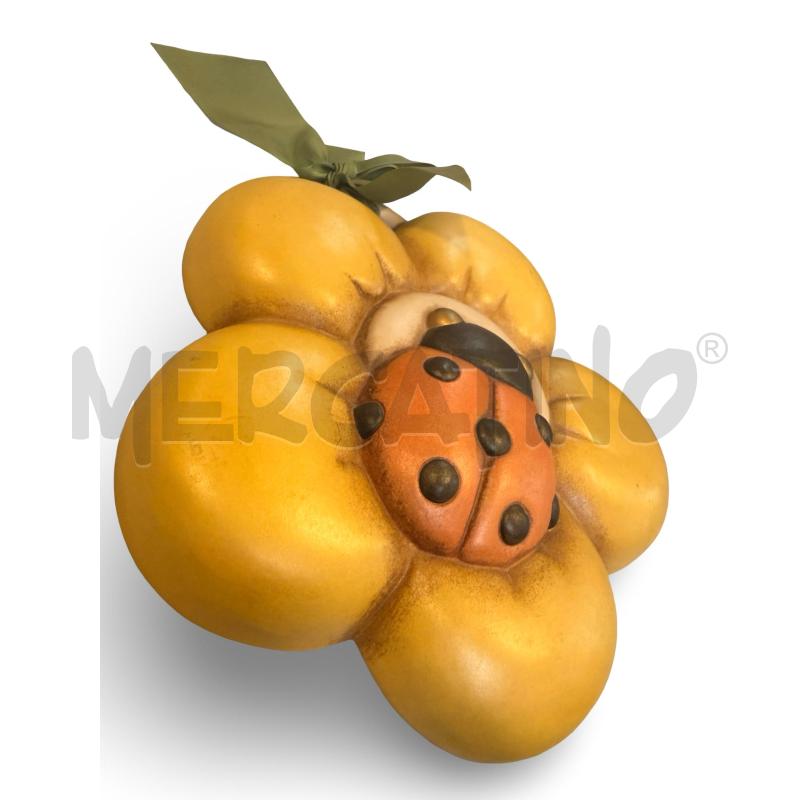 THUN FORMELLA GIRASOLE CON COCCINELLA 25 CM GIALLA | Mercatino dell'Usato Osasco 2