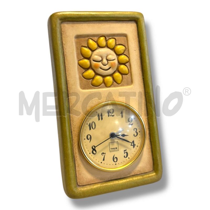 THUN OROLOGIO DA TAVOLO GIRASOLE 18X10 CM | Mercatino dell'Usato Osasco 1