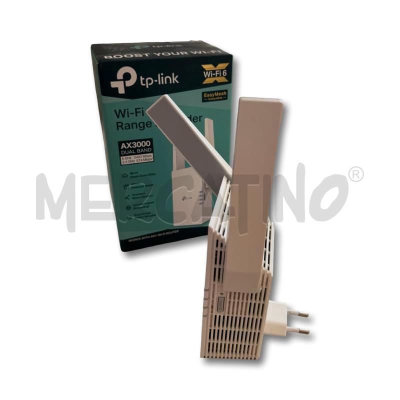 TP LINK RANGE EXTENDER WI FI 6 AX3000 DUAL BAND MOLTIPLICATORE DI RETE PARI AL NUOVO | Mercatino dell'Usato Osasco 2