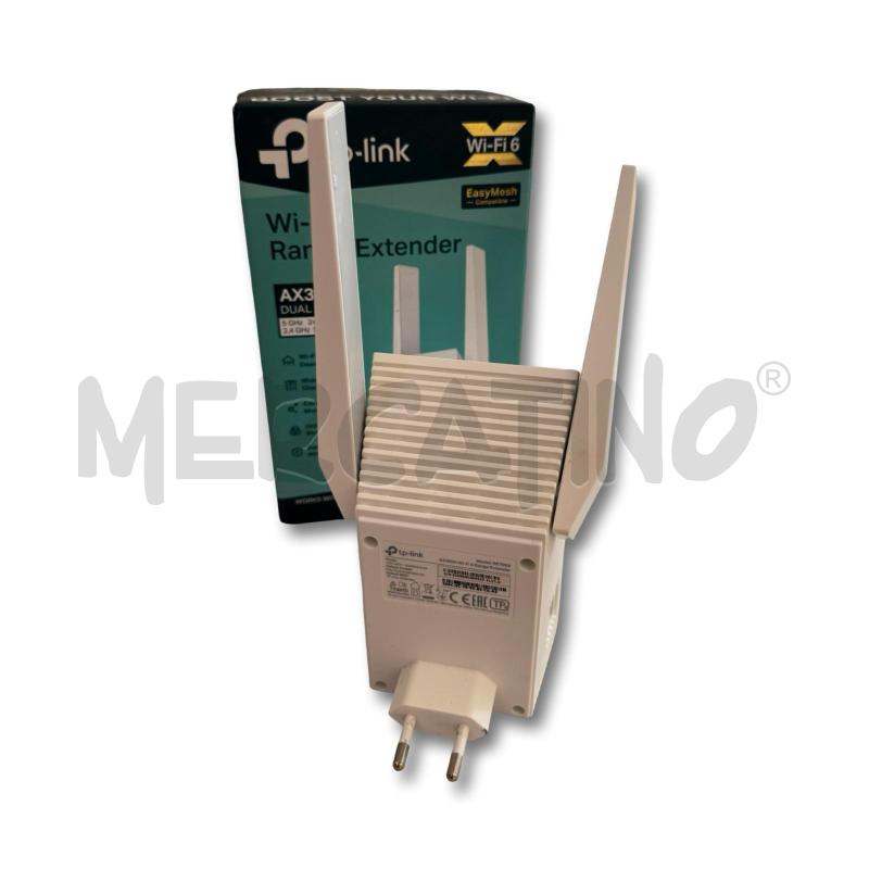 TP LINK RANGE EXTENDER WI FI 6 AX3000 DUAL BAND MOLTIPLICATORE DI RETE PARI AL NUOVO | Mercatino dell'Usato Osasco 3