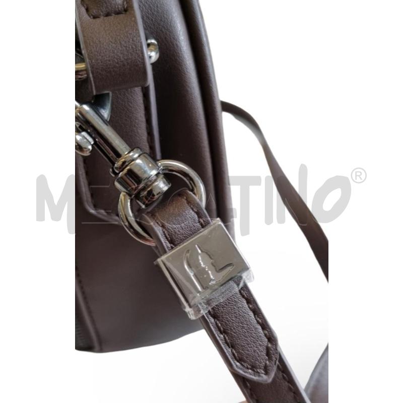 TRACOLLA DONNA TRUSSARDI JEANS LINEA VANIGLIA MARRONE RIGHE FUCSIA  | Mercatino dell'Usato Osasco 4