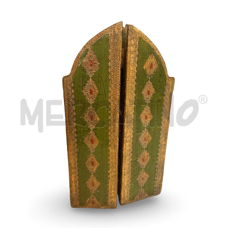 TRITTICO DEVOZIONALE DA TAVOLO ALTEZZA 22 CM STILE GOTICO  | Mercatino dell'Usato Osasco 2