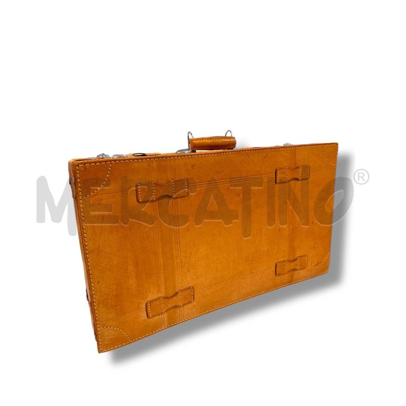 VALIGIA PELLE CHIARA CON CHIAVI 60X34X19 CM | Mercatino dell'Usato Osasco 3