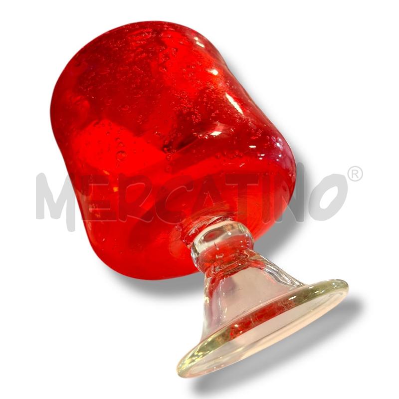 VASO BICCHIERE GRANDE ROSSO | Mercatino dell'Usato Osasco 3
