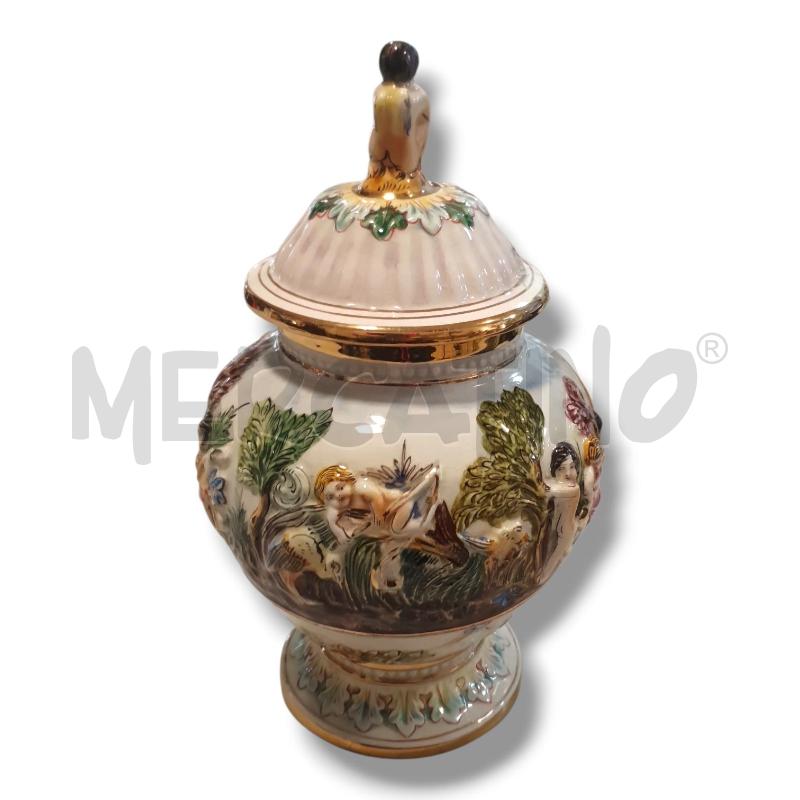 VASO CAPODIMONTE FIGURE PUTTI IN RILIEVO | Mercatino dell'Usato Osasco 3