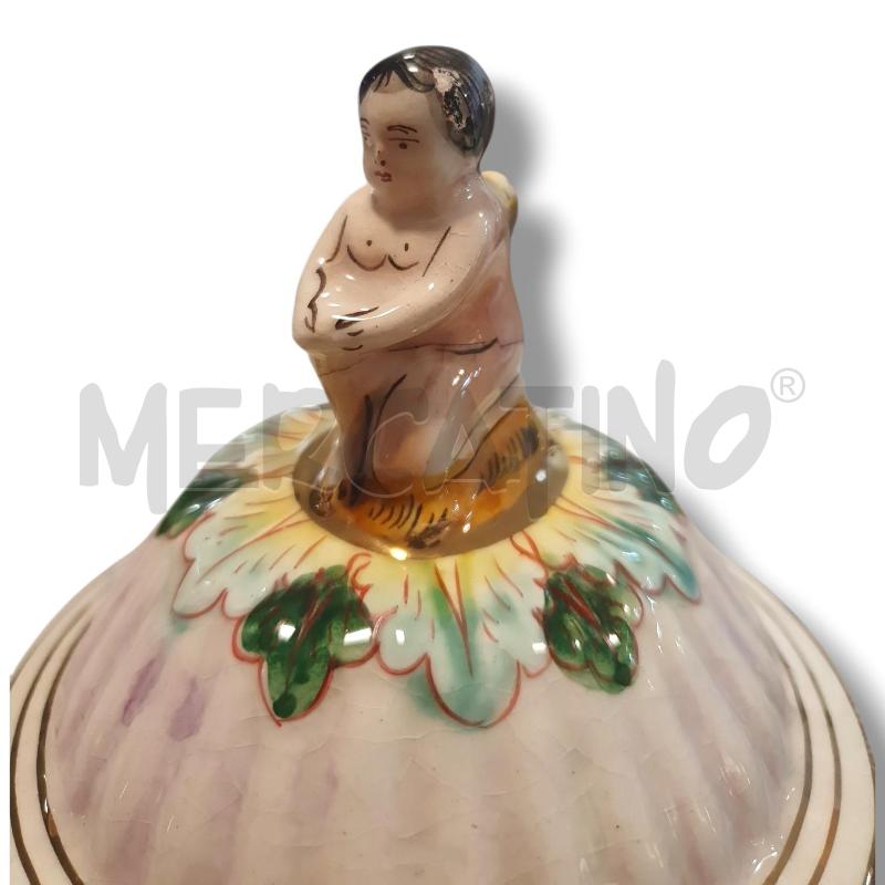 VASO CAPODIMONTE FIGURE PUTTI IN RILIEVO | Mercatino dell'Usato Osasco 4