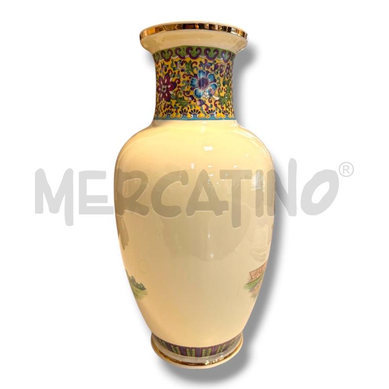 VASO CINESE PORCELLANA ALTEZZA 37 CM ANNI 50 | Mercatino dell'Usato Osasco 4