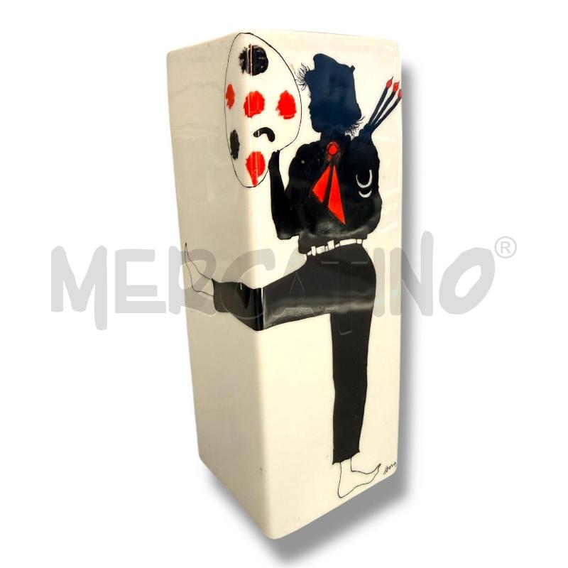 VASO DI LIMOGES QUADRATO 26 CM ALTEZZA | Mercatino dell'Usato Osasco 1