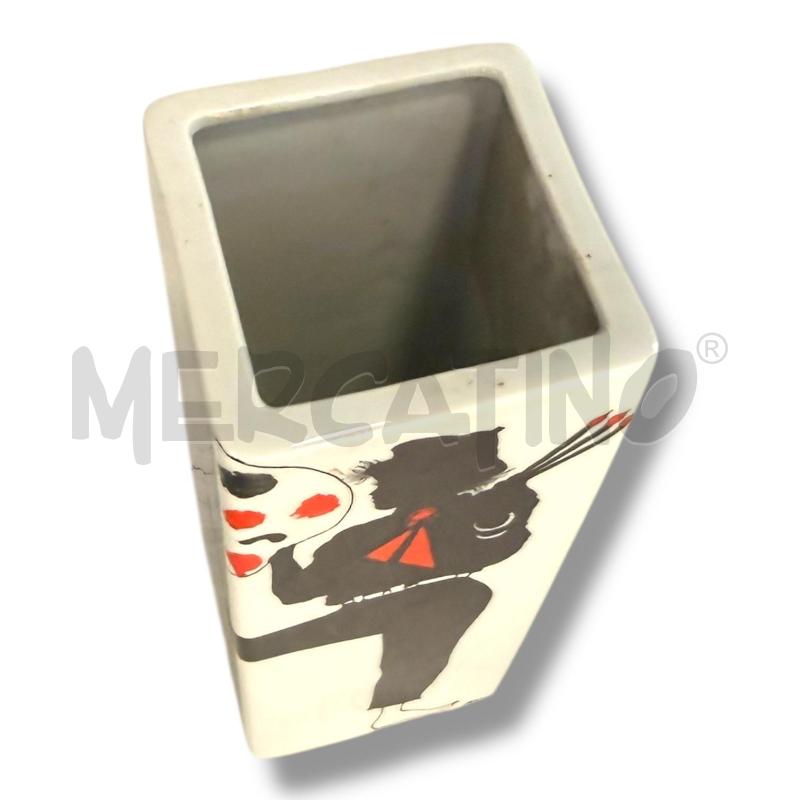 VASO DI LIMOGES QUADRATO 26 CM ALTEZZA | Mercatino dell'Usato Osasco 2